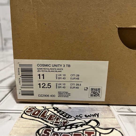 New Nike Cosmic Unity 3 TB Royal Blue White Basketball Shoes Mens Kobe KD Jordan - Picture 15 of 15